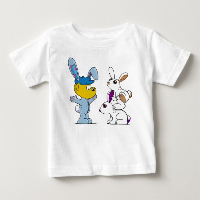 Ferald und The Bunniez Baby T-shirt (Vorderseite)