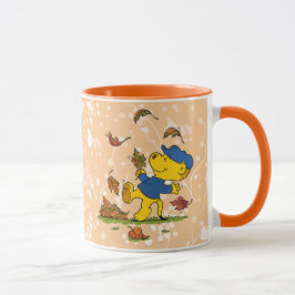 Ferald unter den Herbst verlässt die Tasse