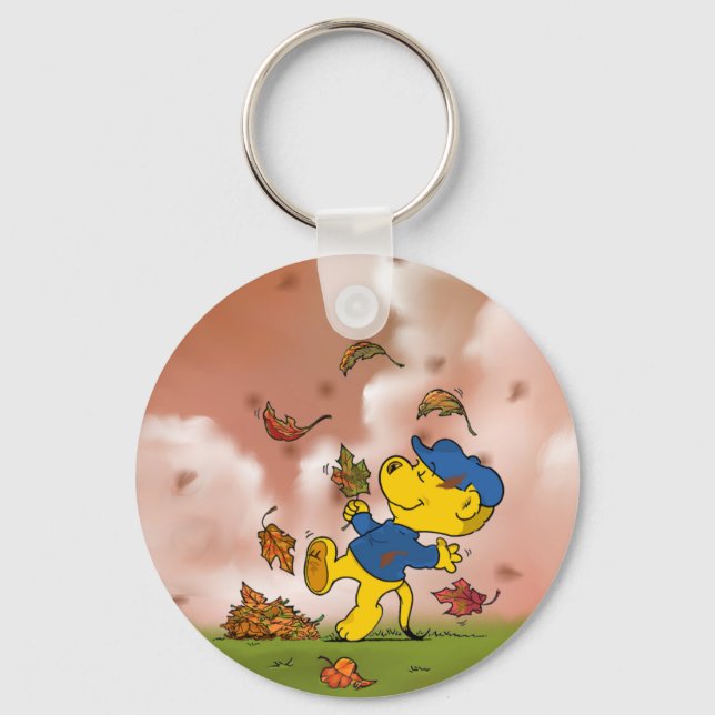 Ferald unter den Herbstleaves Schlüsselanhänger (Vorderseite)