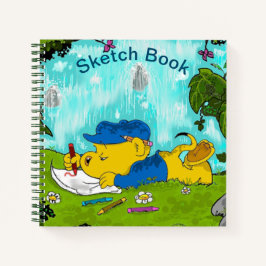 Ferald Zeichnend | Kinderskizze Notizbuch