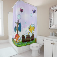 Ferald's Bubble Bain Douche rideau