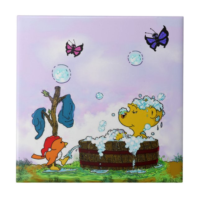 Ferald's Bubble Bath Fliese (Vorderseite)