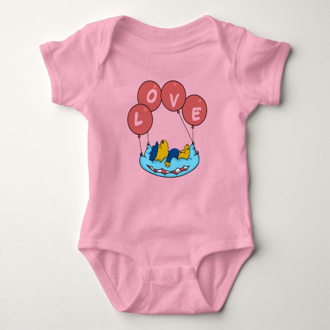 Ferald's Pillow Balloons Baby Strampler (Vorderseite)