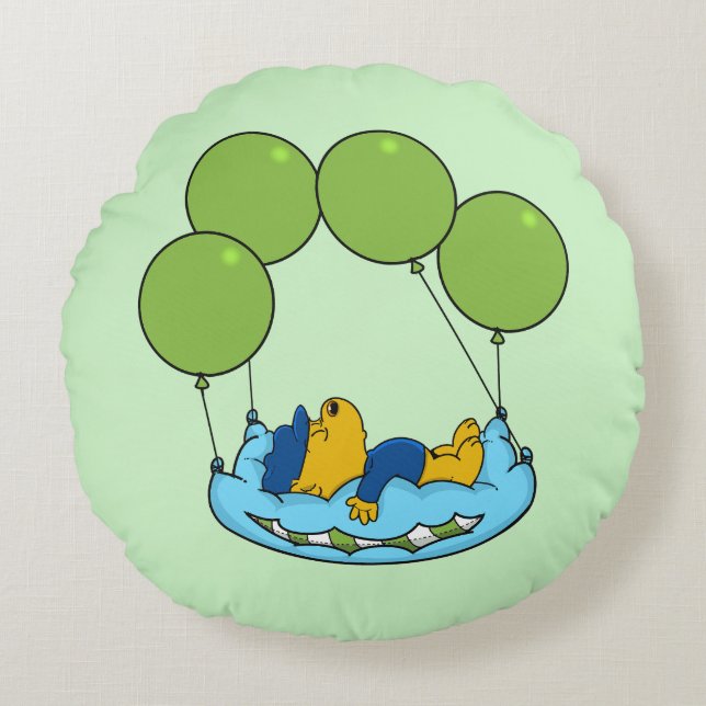Ferald's Pillow Balloons Rundkissen Rundes Kissen (Vorderseite)