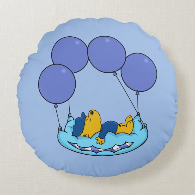 Ferald's Pillow Balloons Rundkissen Rundes Kissen (Vorderseite)