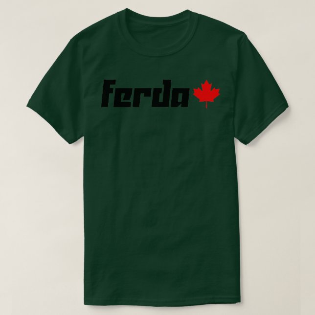 Ferda Canadian Funny Hockey Shirt (Design vorne)