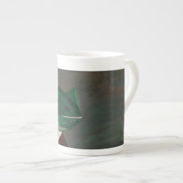 Ferdinand-Frosch-Knochen-China-Tasse Prozellantasse