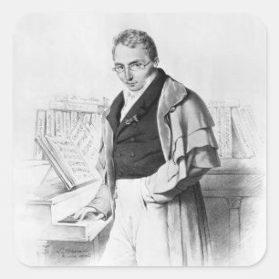 Ferdinand Herold Quadratischer Aufkleber