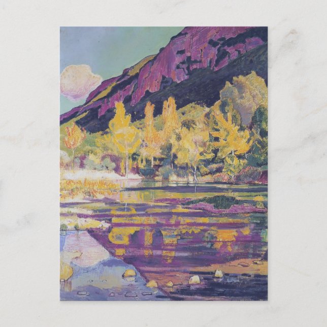 Ferdinand Hodler - Am Fuße des Petit Saleve Postkarte (Vorderseite)