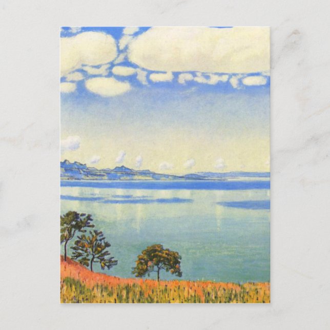Ferdinand Hodler - Genfersee von Chexbres Postkarte (Vorderseite)