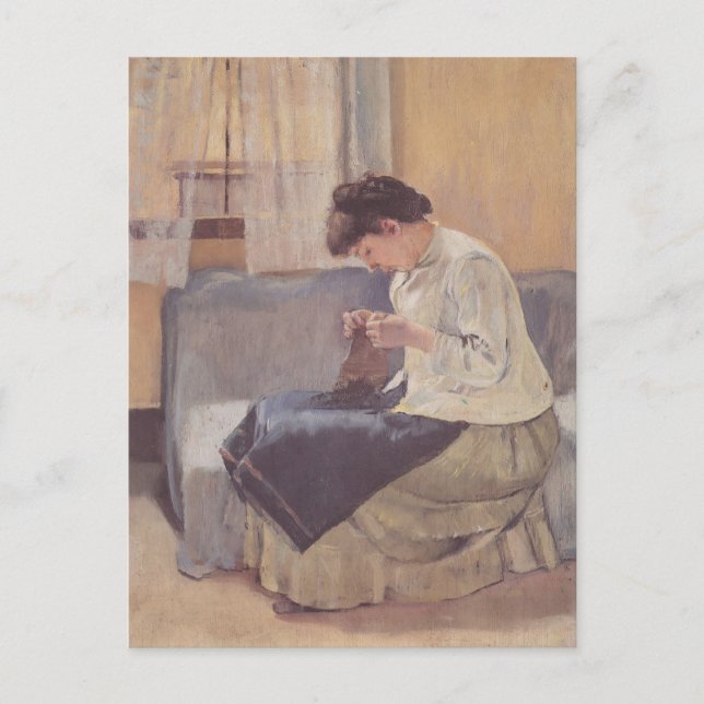 Ferdinand Hodler- Seamstress Postkarte (Vorderseite)