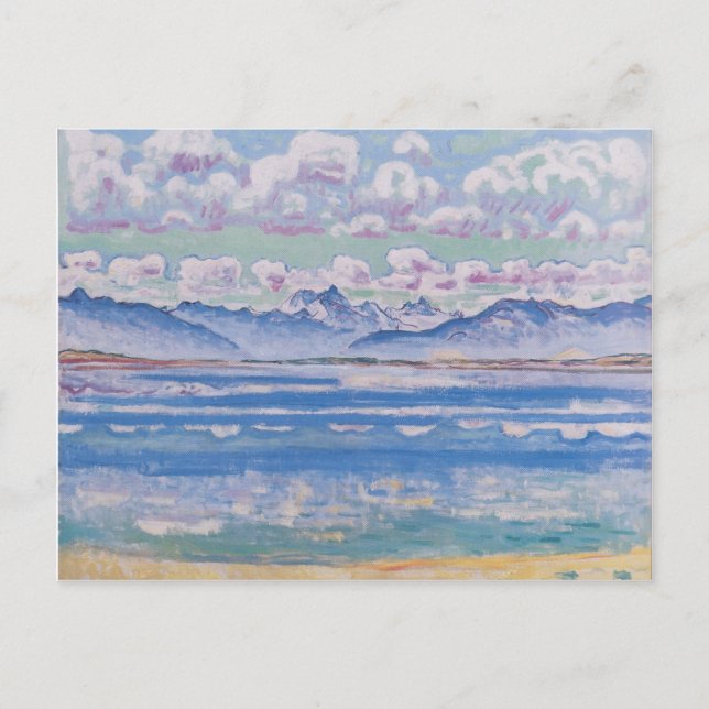 Ferdinand Hodler- Weisshorn of Montana Postkarte (Vorderseite)