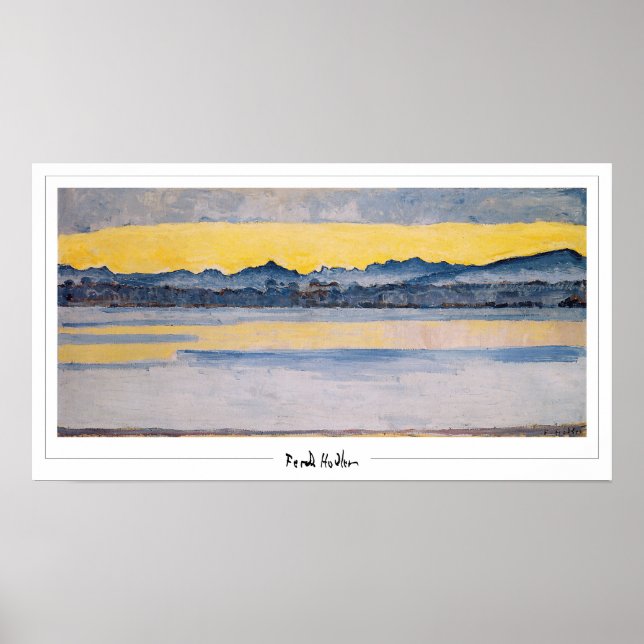 Ferdinand Hodler Zedign Art Poster #115 (Vorne)