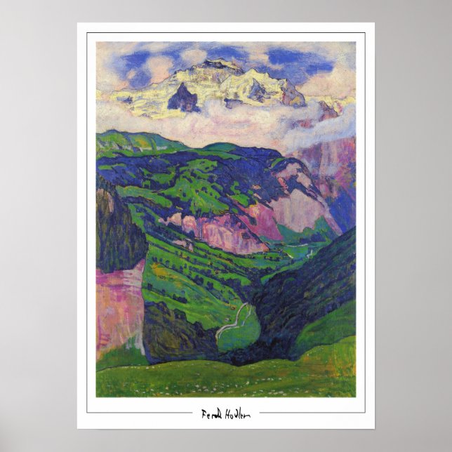 Ferdinand Hodler Zedign Art Poster #89 (Vorne)