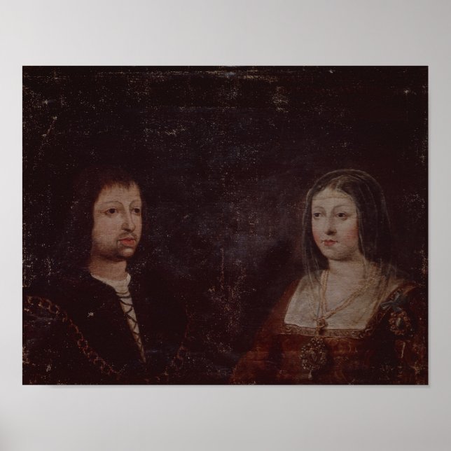 Ferdinand II von Aragon und Isabella I von Kastili Poster (Vorne)
