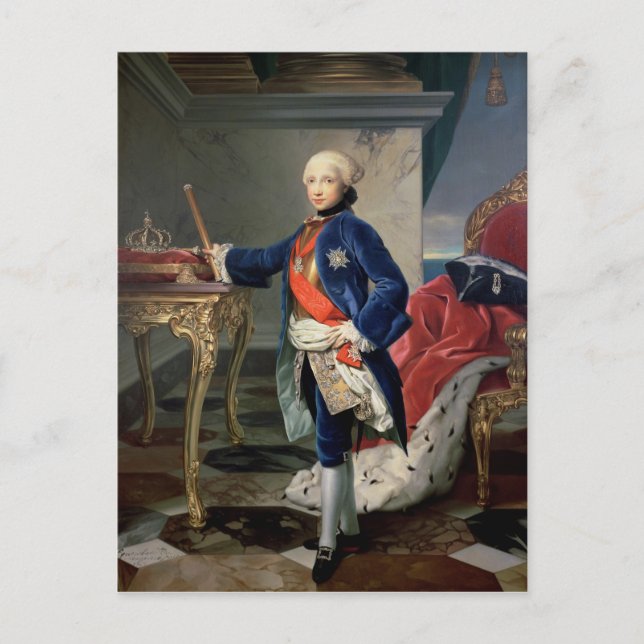 Ferdinand IV, König von Neapel Postkarte (Vorderseite)