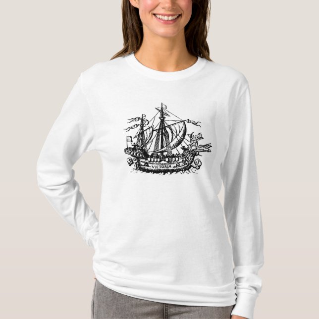 Ferdinand Magellan Boot 'Victoria T-Shirt (Vorderseite)