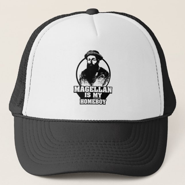 Ferdinand Magellan ist mein Homeboy Truckerkappe (Vorderseite)