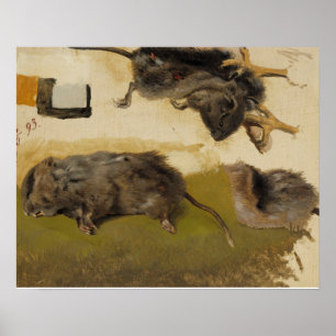 Ferdinand von Wright - Rodents Poster