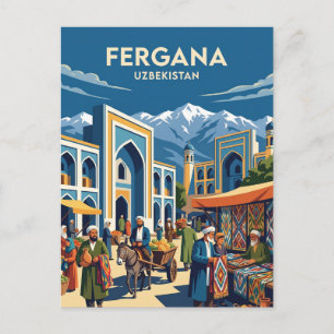 Fergana Usbekistan Postkarte