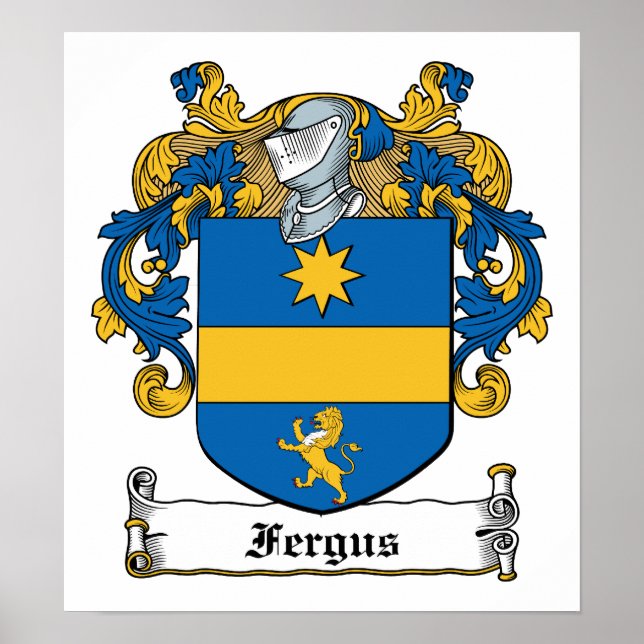 Fergus Familienwappen Poster (Vorne)