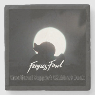 FergusFowl ES(R)D Stone-Untersetzer Steinuntersetzer
