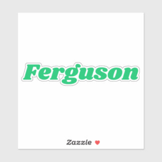 Ferguson Aufkleber