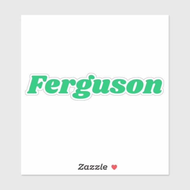 Ferguson Aufkleber (Blatt)