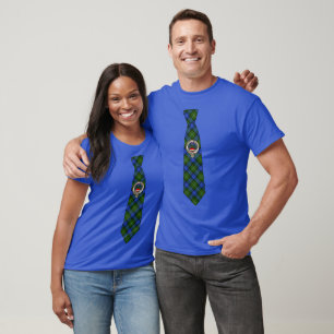 Ferguson Clan Abzeichen & Tartan Necktie T-Shirt