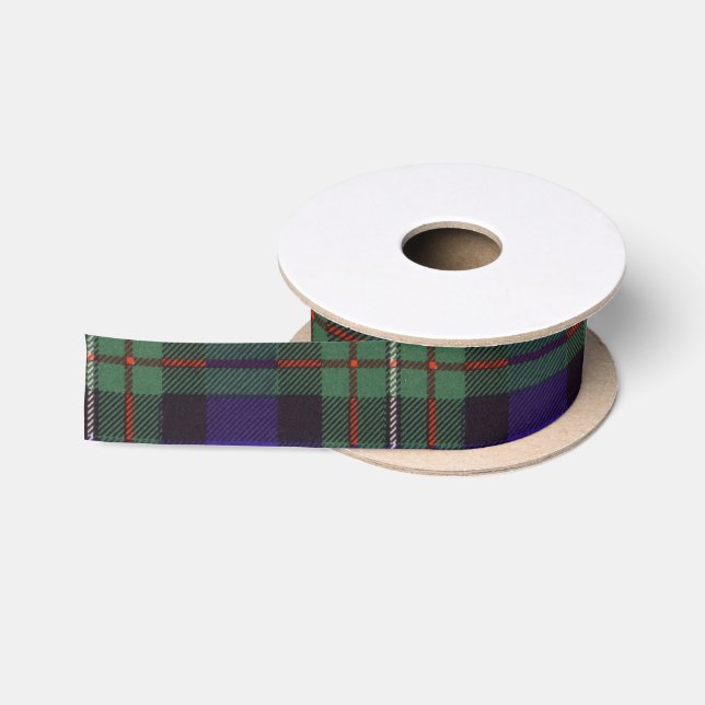 Ferguson-Clan karierter schottischer Tartan Satinband (Spule)