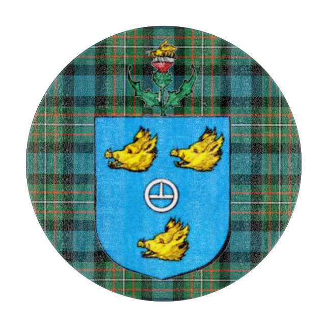 Ferguson clan shield cutting board schneidebrett (Vorderseite)