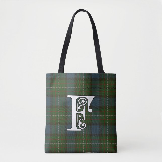 Ferguson-Clantartan-Monogramm Tasche (Vorderseite)