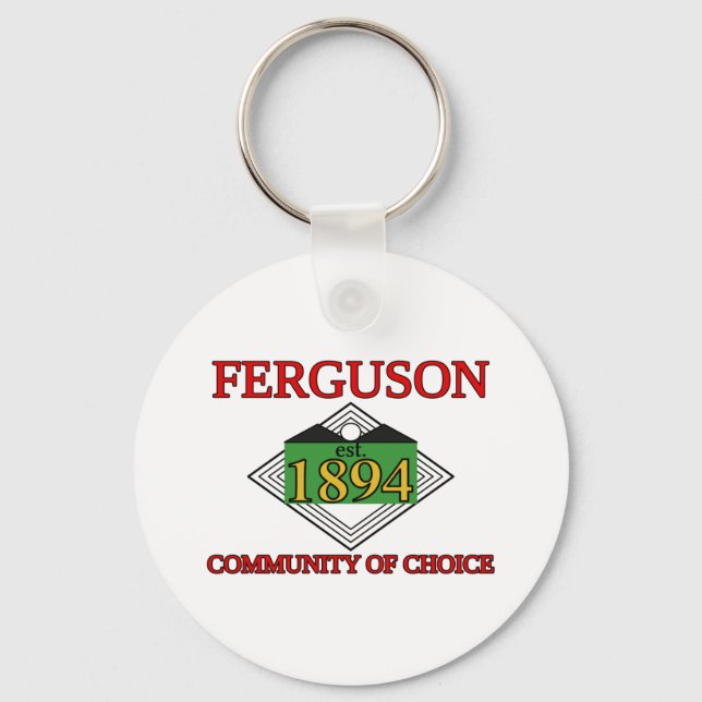 Ferguson-Flagge, Missouri Schlüsselanhänger (Vorderseite)