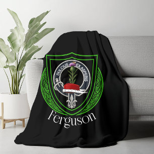 Ferguson schottisches Clan-Wappen Fleecedecke