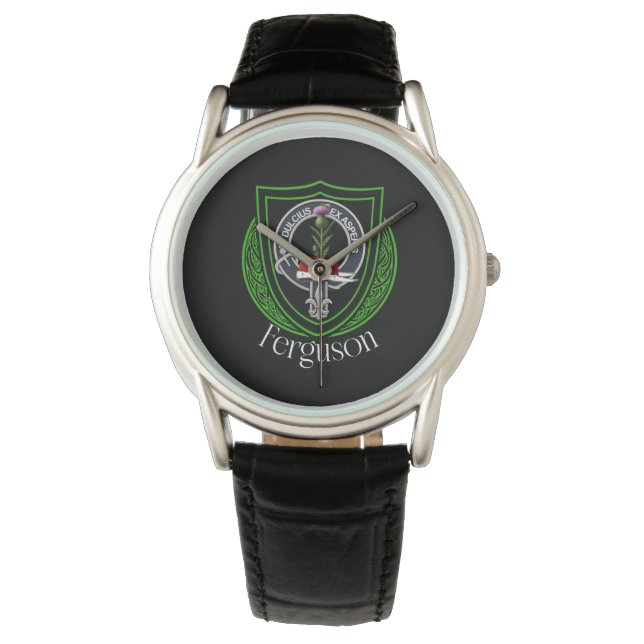 Ferguson Scottish Clan Crest Armbanduhr (Vorderseite)