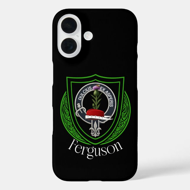 Ferguson Scottish Clan Crest iPhone 16 Hülle (Rückseite)