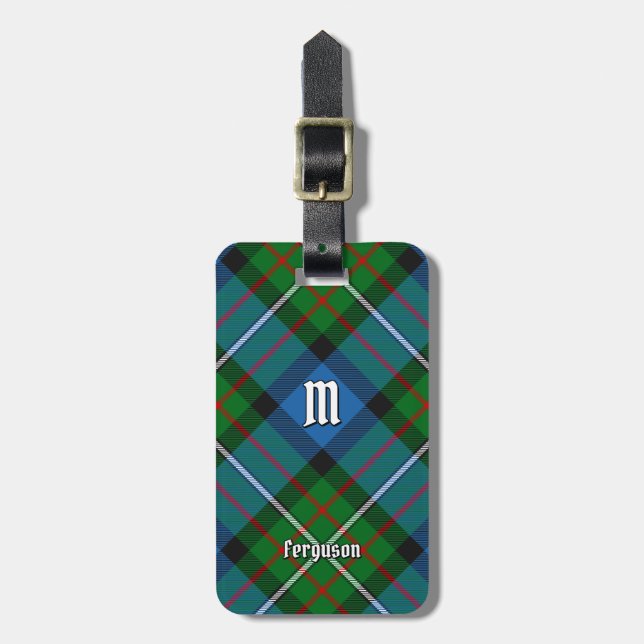 Ferguson Tartan Luggage Tag Gepäckanhänger (Vorderseite vertikal)