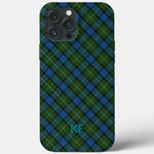 Fergusson Offizielles Tartan mit Monogramm/Name Case-Mate iPhone Hülle