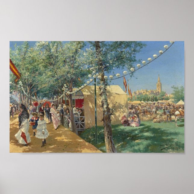 Feria de Sevilla, Manuel García y Rodríguez Poster (Vorne)