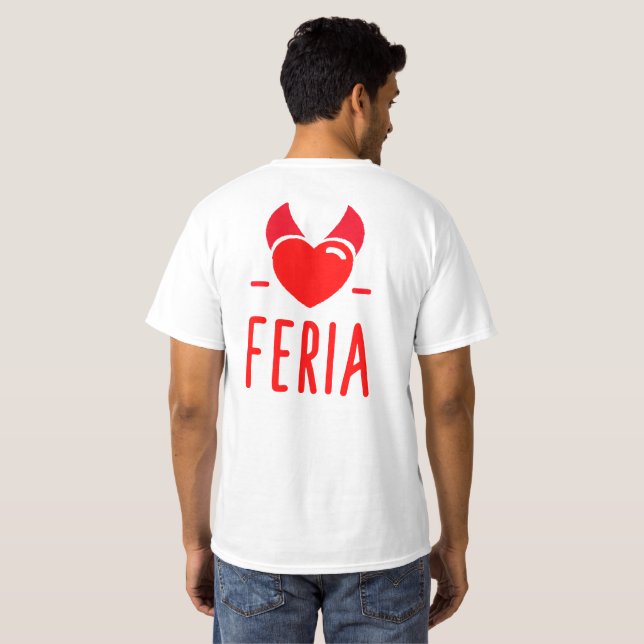 Feria des Humor-Dämonen T-Shirt (Schwarz voll)
