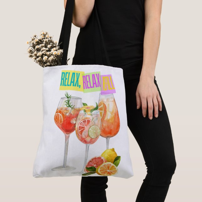 Ferien, Getränke und vieles mehr Tasche (Von Nahem)