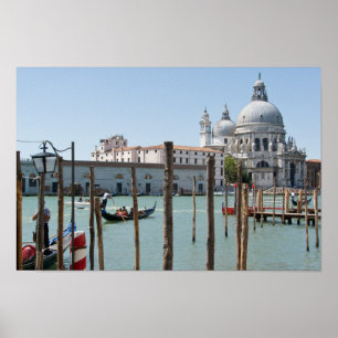 Ferien im Venedig-Landschaftsplakat Poster