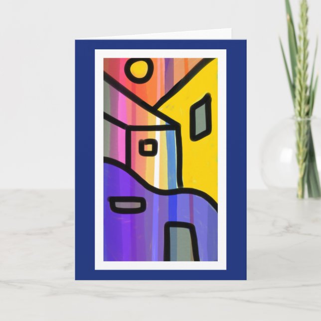 Ferien-Landhaus (Gruß-Karte) Karte (Vorderseite)