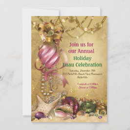 Ferien Luau Beach Party Einladungen