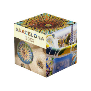 Ferien-Reise-Reise-Fotos Barcelonas Spanien Würfel