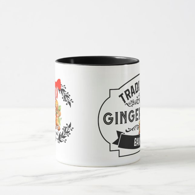Ferien/Weihnachten Lebkuchen Bäckerei Tasse (Zentrum)