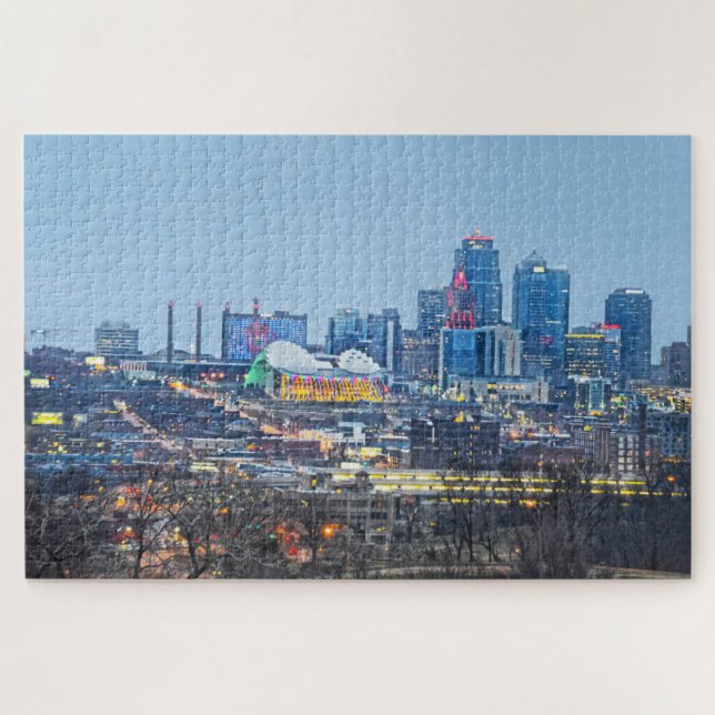 Ferienbeleuchtung, Downtown Kansas City, Missouri (Horizontal)