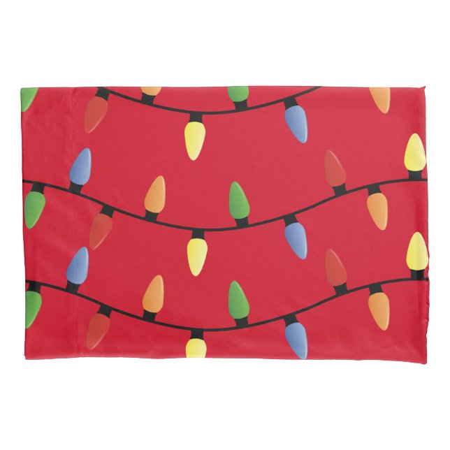 Ferienbeleuchtung Pillowcase Kissenbezug (Vorderseite)