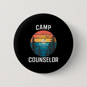 Ferienbetreuer-Shirt Camper Sommer Camping-Persona Button