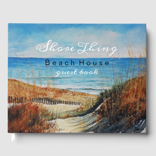 Ferienhaus am Strand Gästebuch (Vorderseite)
